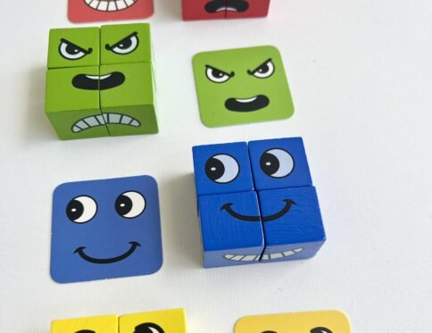 Emotion Cubes Puzzle Game