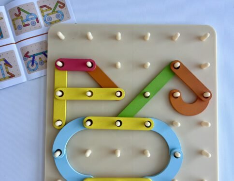 Peg and Block Learning Board